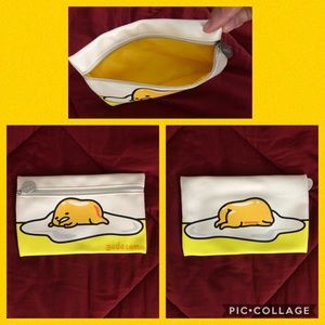 Gudetama Egg Small Beauty / Makeup bag / Ipsy bag
